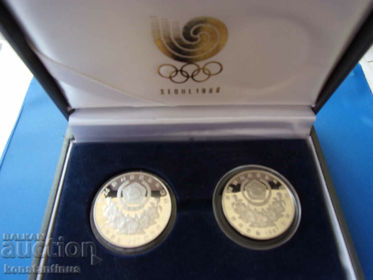 Korea Olympic Lot 1987 UNC PROOF Rar - 5