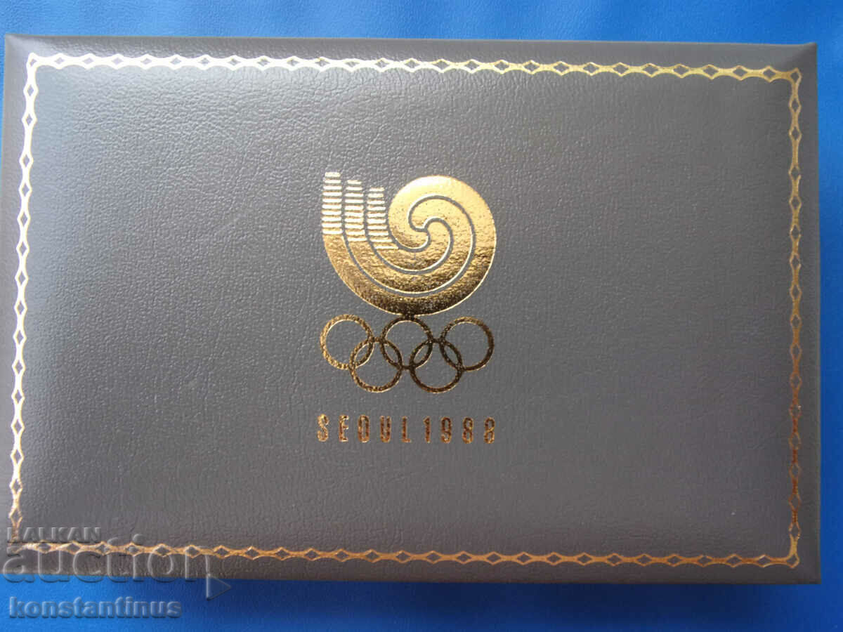 Korea Olympic Lot 1987 UNC PROOF Rar - 5