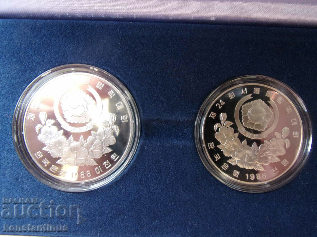 Livrarea Korea Olympic Lot 1988 UNC PROOF Rar