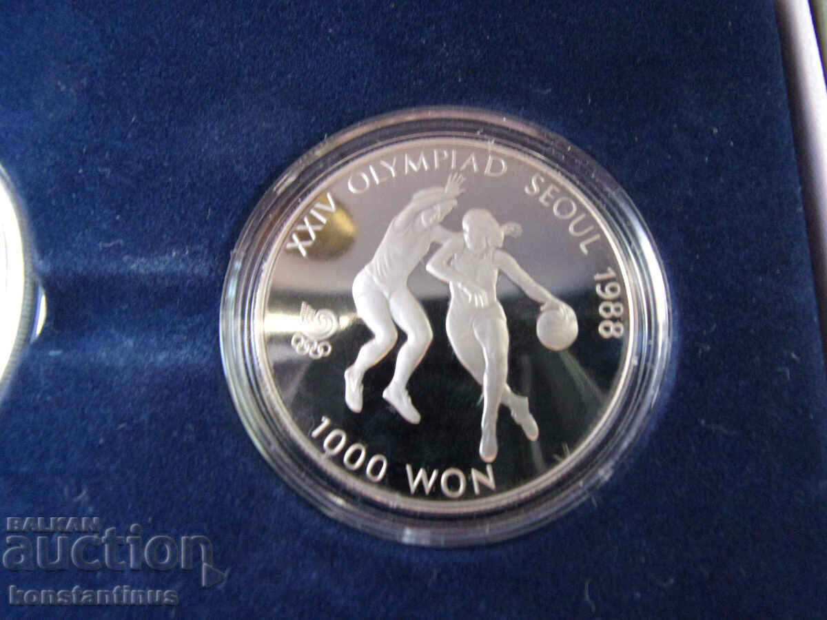 Licitație Korea Olympic Lot 1988 UNC PROOF Rar