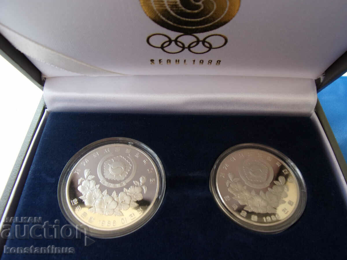 Livrarea Korea Olympic Lot 1988 UNC PROOF Rar