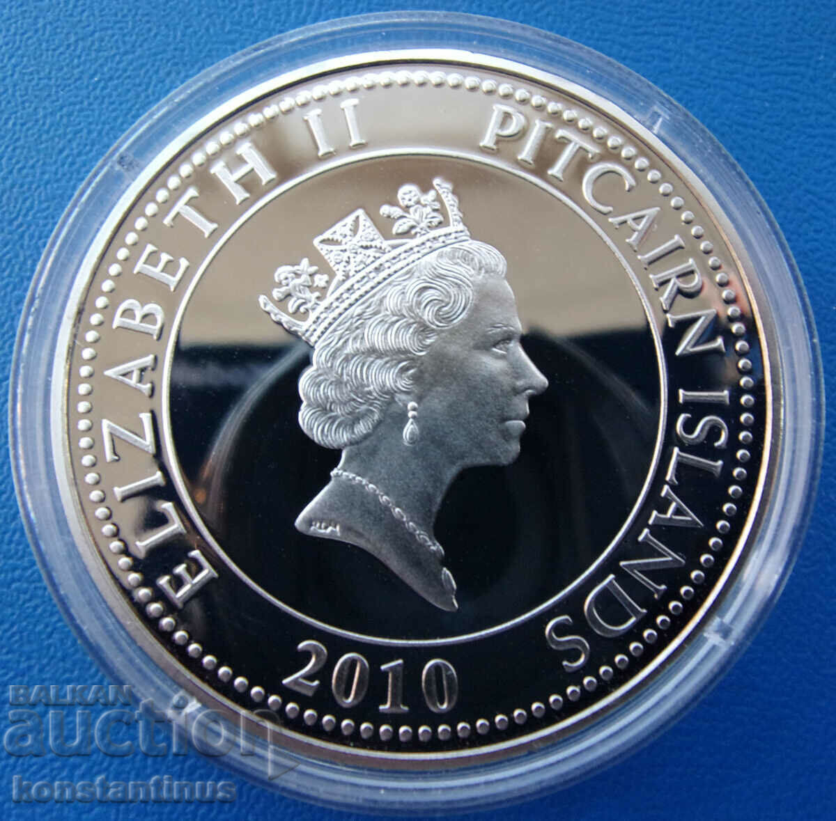 Insula Pitcairn 2 dolari 2010 UNC PROOF Rar cu preț € 63.91 | 125.00 BGN