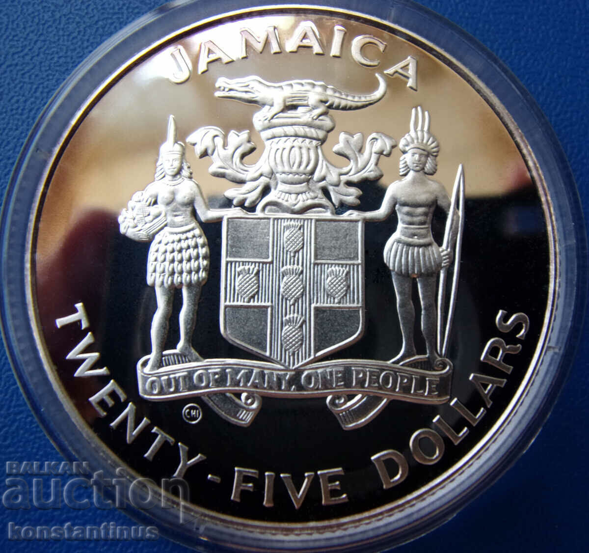 Ямайка Олимпийски  25  Долара 1992  UNC  PROOF  Rare с цена € 61.36 | 120.01 лв.