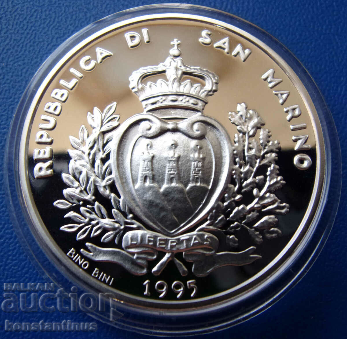 San Marino Olympic 1.000 Pounds 1996 UNC PROOF Rar cu preț € 33.23 | 64.99 BGN
