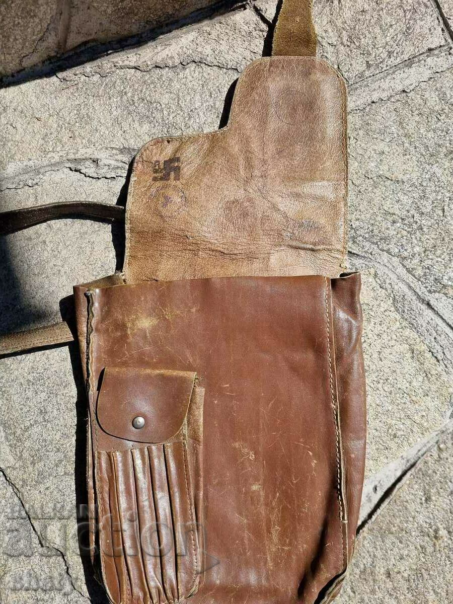 German officer's leather bag