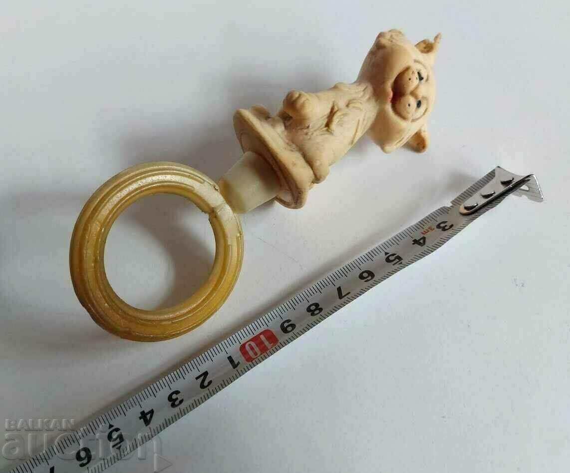 . СОЦ БЕБЕШКА ДЕТСКА ГУМЕНА ИГРАЧКА ДРЪНКАЛКА ЗАЛЪГАЛКА СОЦА - 5