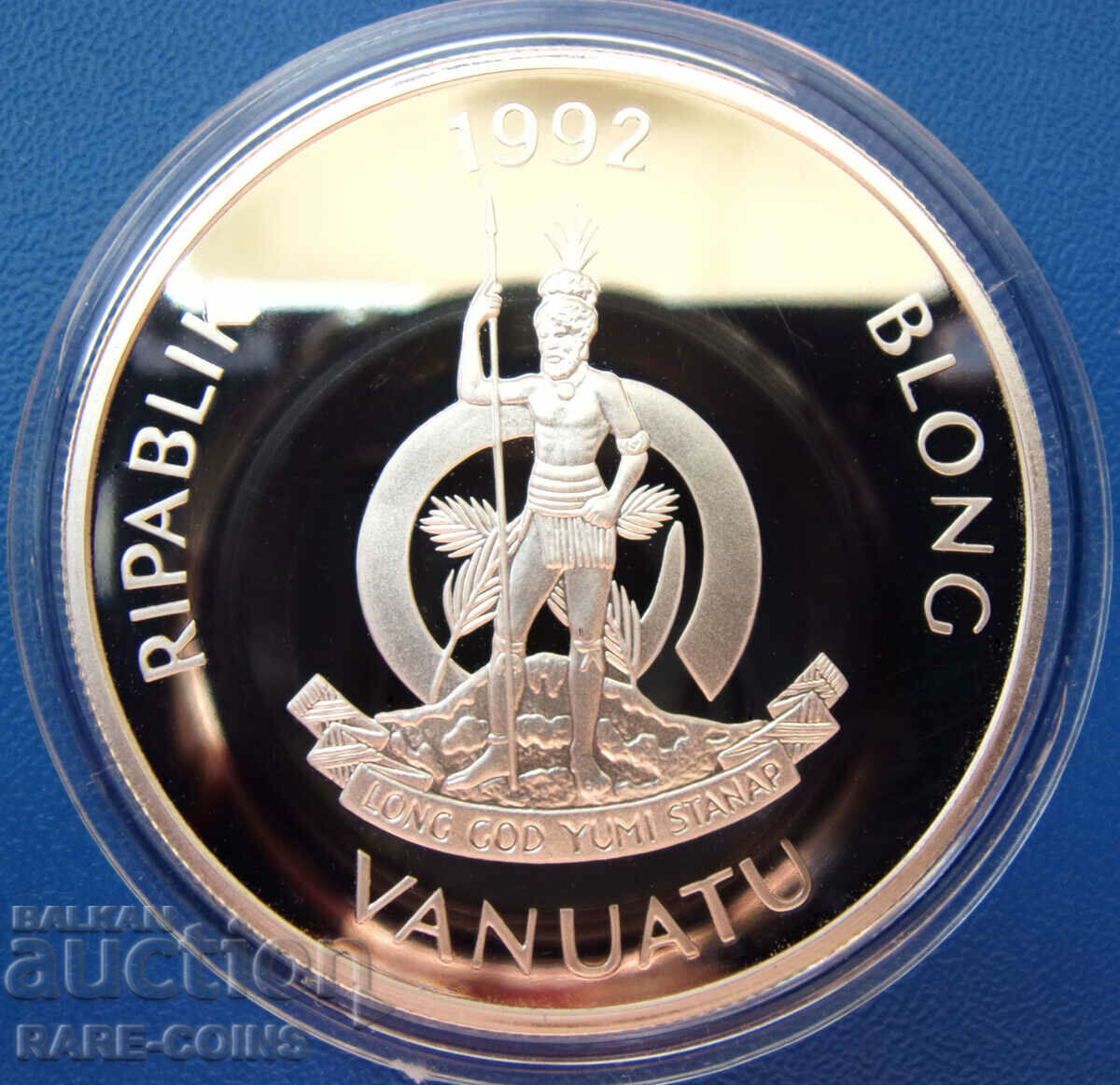 Vanuatu 50 Vatu 1992 UNC ΑΠΟΔΕΙΞΗ Σπάνιο με τιμή € 71.58 | 140.00 BGN