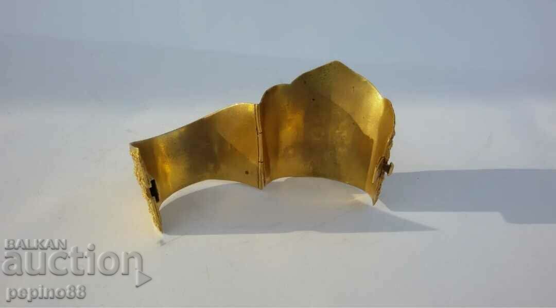 Δημοπρασία Παλιό ορειχάλκινο βραχιόλι Βουδισμός / Θιβέτ