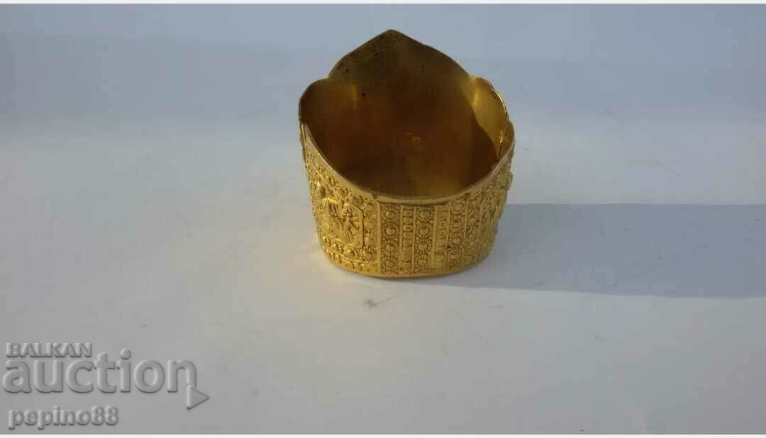 Παλιό ορειχάλκινο βραχιόλι Βουδισμός / Θιβέτ - 5