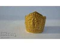 Old brass bracelet Buddhism / Tibet