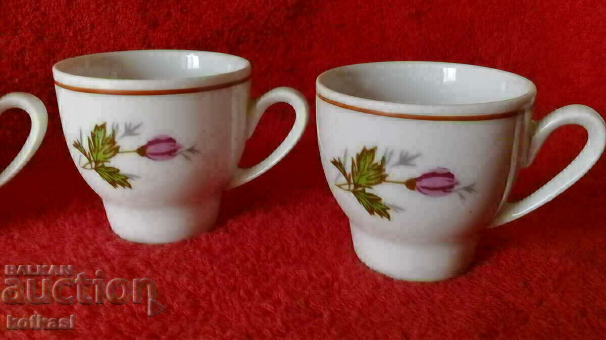 Old Social Lot Set Service 6 pcs porcelain cups with price 21.00 BGN | € 10.74 Old Social Lot Set Service 6 pcs porcelain cups with price 21.00 BGN | € 10.74