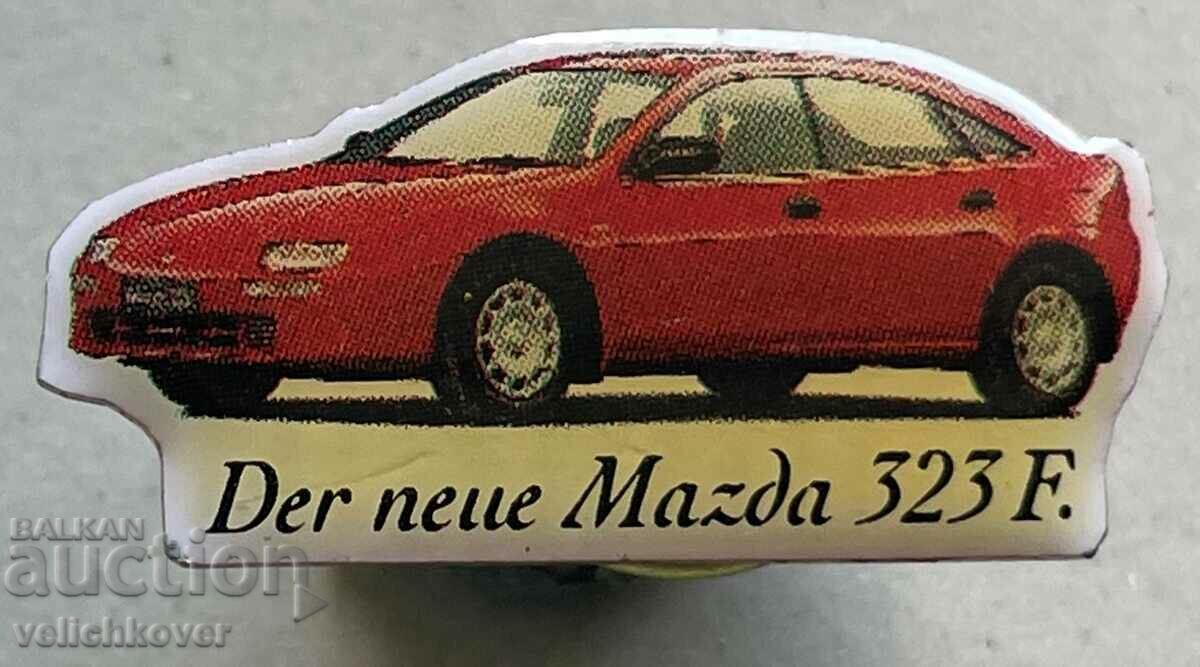 32615 Japan car sign Mazda model 323 on the pin