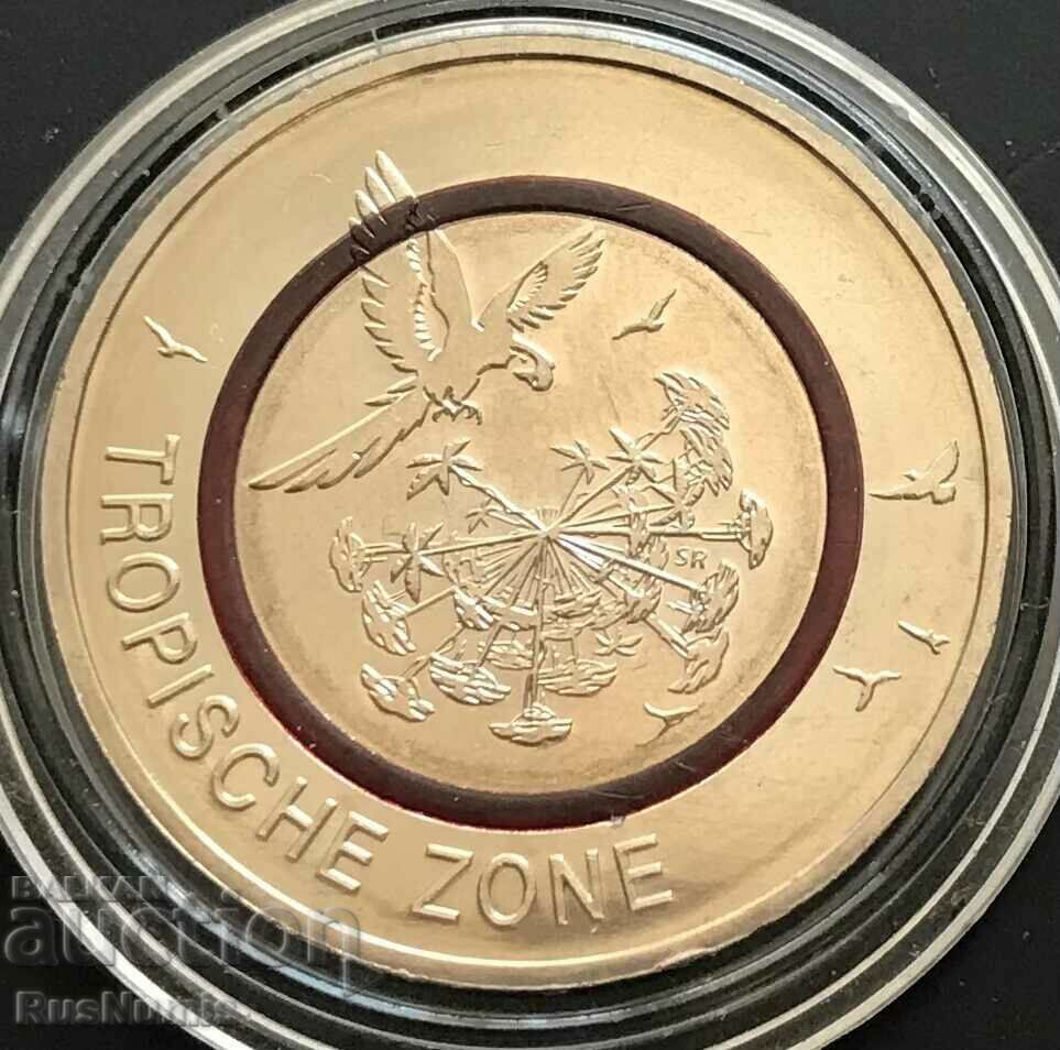 Germany. 5 euros 2017 (G). Tropical zone.UNC