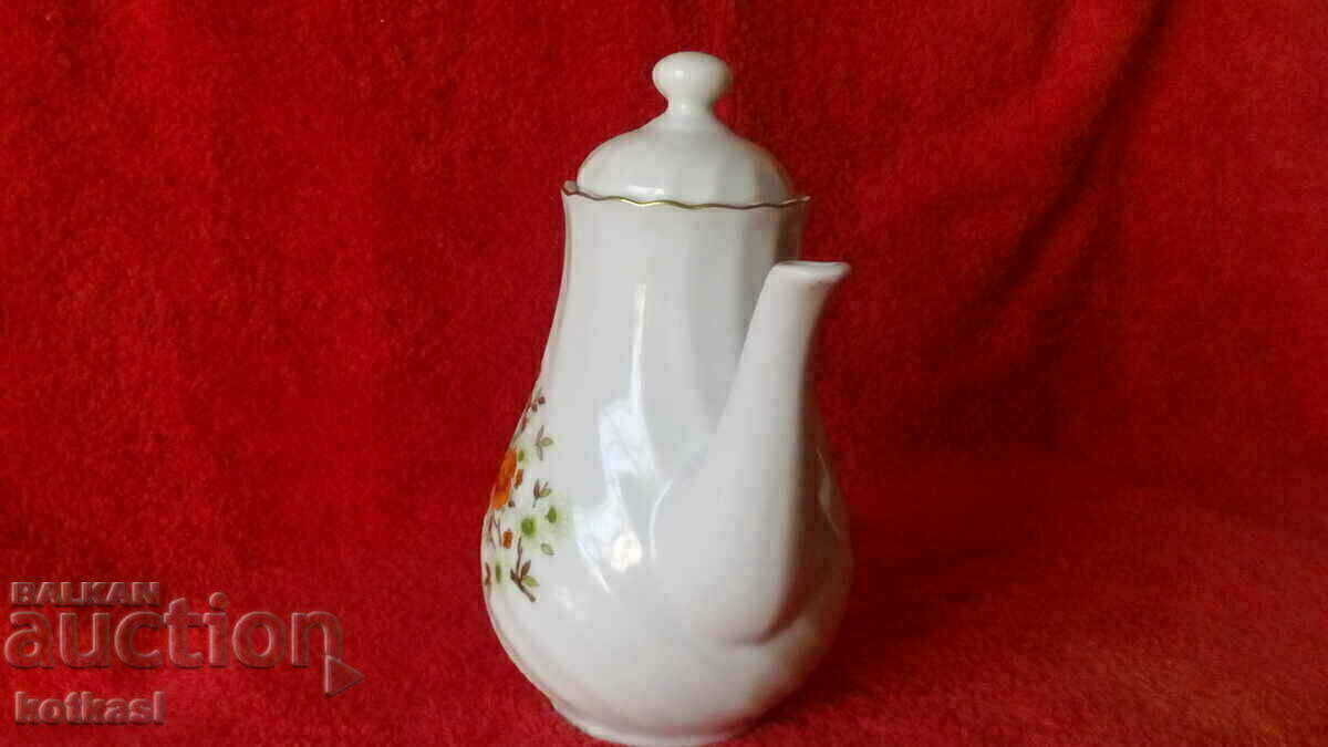 Old social porcelain jug marked with gold edging - 6 Old social porcelain jug marked with gold edging - 6