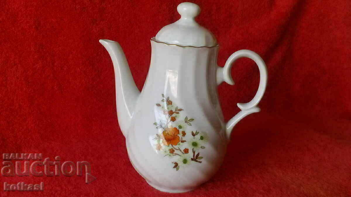 Old social porcelain jug marked with gold edging - 7 Old social porcelain jug marked with gold edging - 7