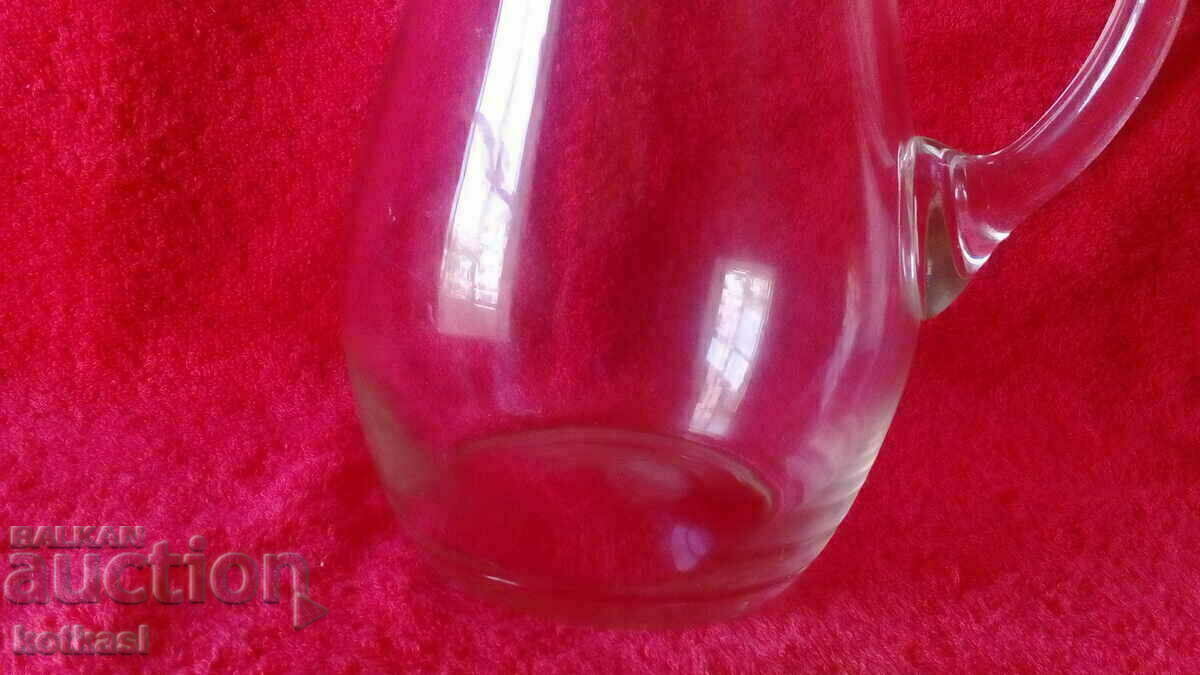 Old glass Large Kettle for Wine and / or Water with price 21.00 BGN | € 10.74 Old glass Large Kettle for Wine and / or Water with price 21.00 BGN | € 10.74