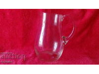 Fierbător mare din sticlă veche pentru vin și/sau apă