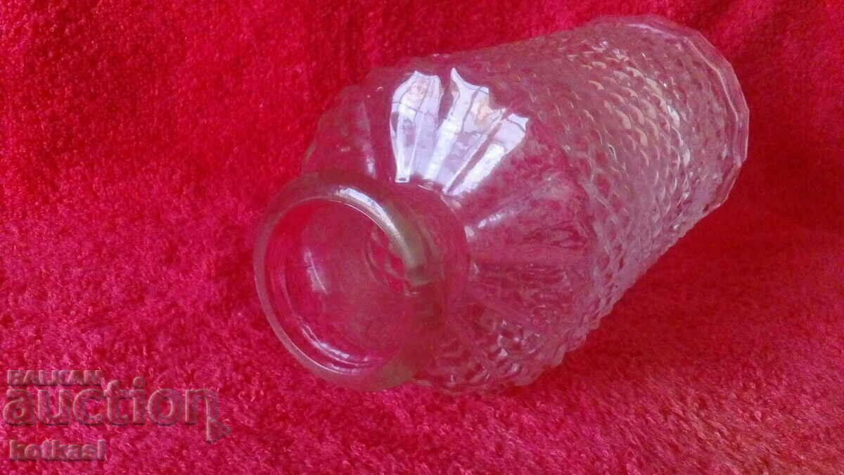 Παράδοση Παλιά γυάλινη κανάτα Παράδοση Παλιά γυάλινη κανάτα