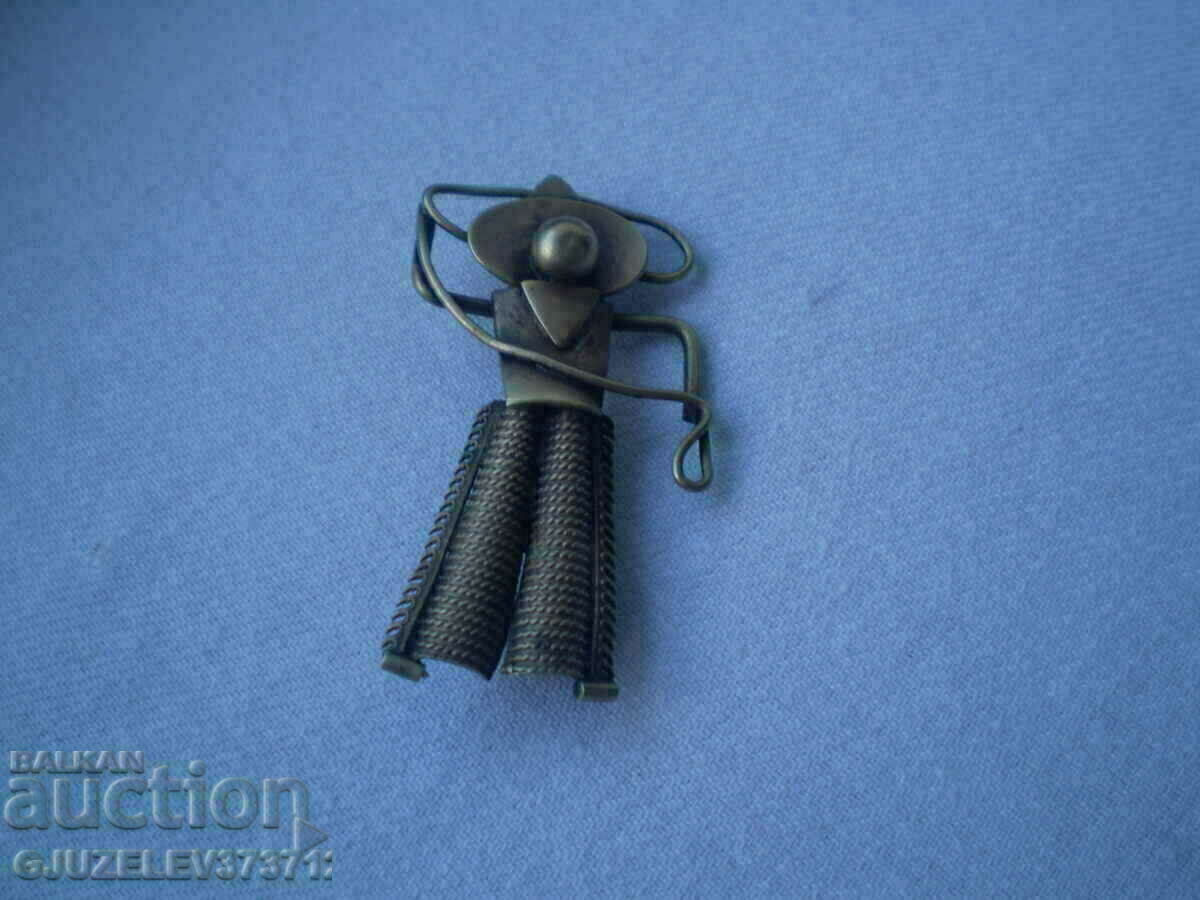 rare handmade brass brooch - 5 rare handmade brass brooch - 5