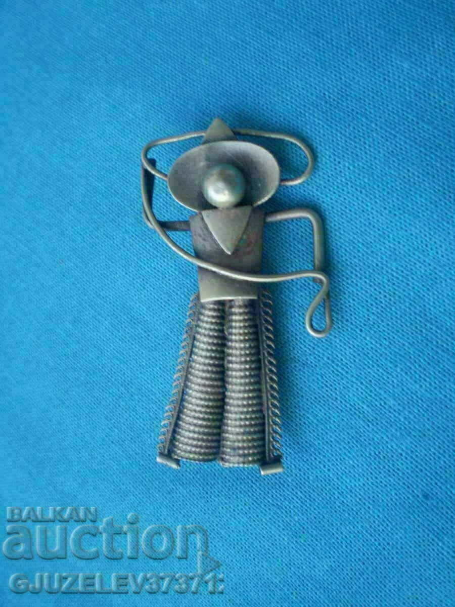 rare handmade brass brooch rare handmade brass brooch