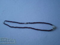 beautiful garnet and pearl necklace