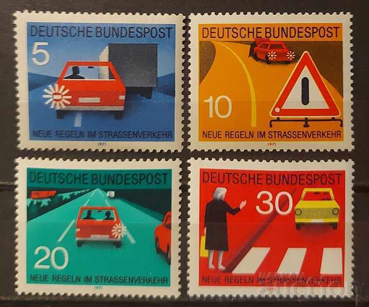 Germany 1971 Cars / Road signs MNH