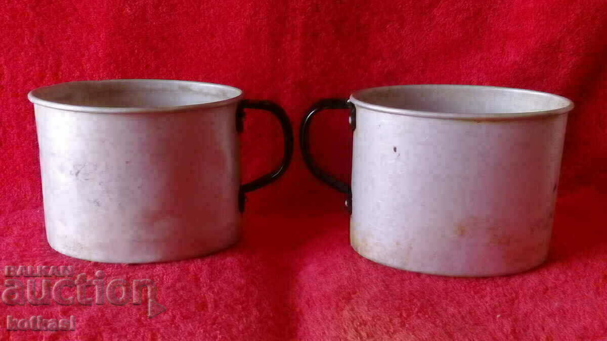 Lot of two old aluminum vessels, jugs with price 35.50 BGN | € 18.15