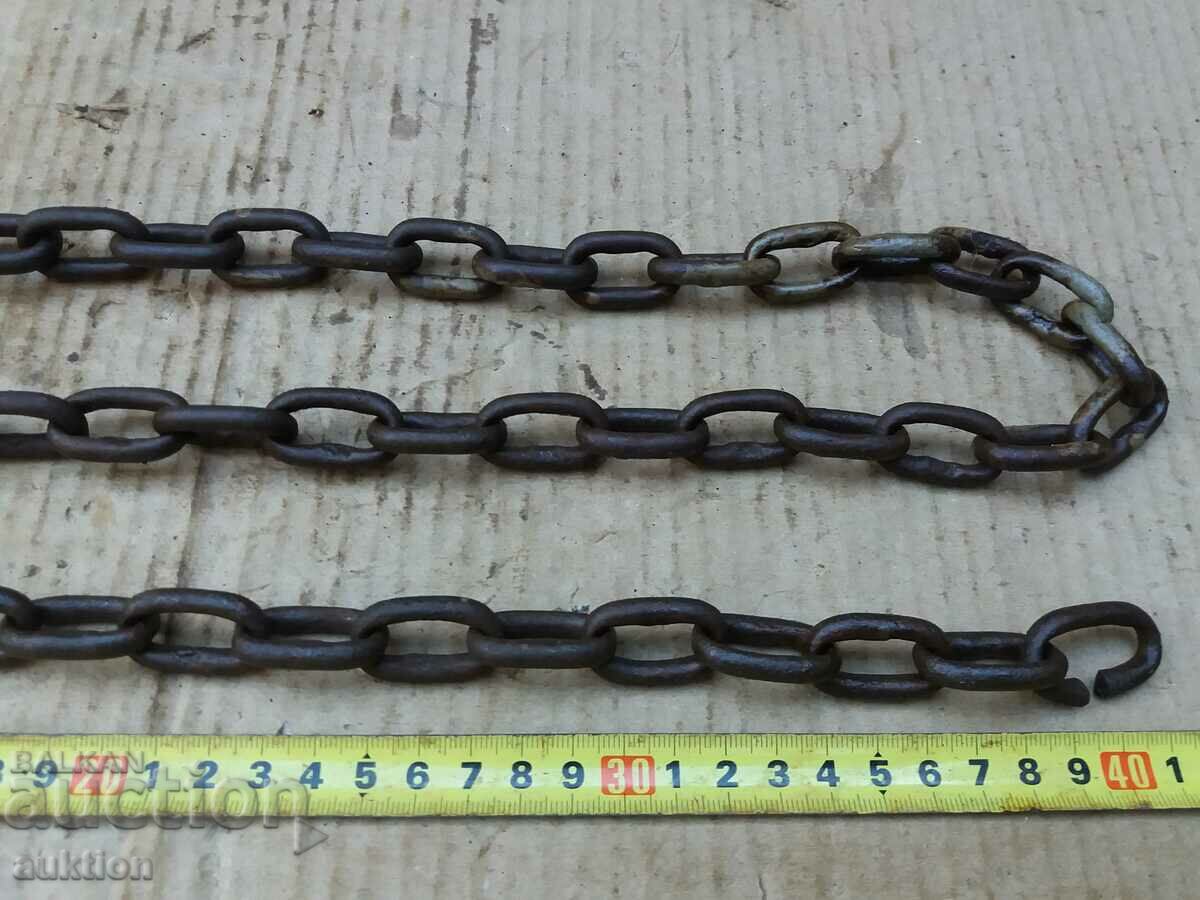 Auction SOLID FORGED CHAIN, CHAIN, SHACKLE 130 CM Auction SOLID FORGED CHAIN, CHAIN, SHACKLE 130 CM