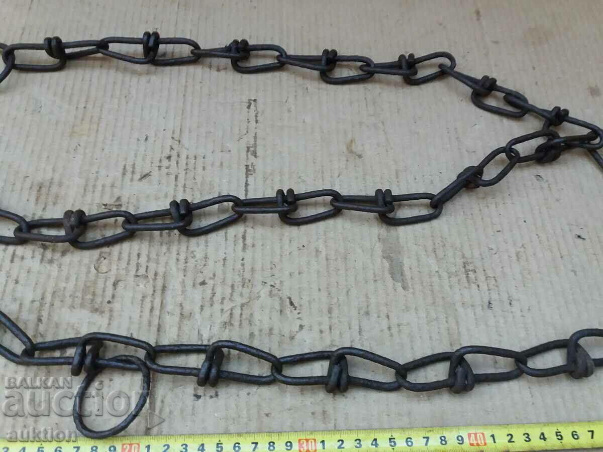 FORGED LEAD, BRIDLE, ANIMAL REVIVAL CHAIN, SHACK - 5 FORGED LEAD, BRIDLE, ANIMAL REVIVAL CHAIN, SHACK - 5