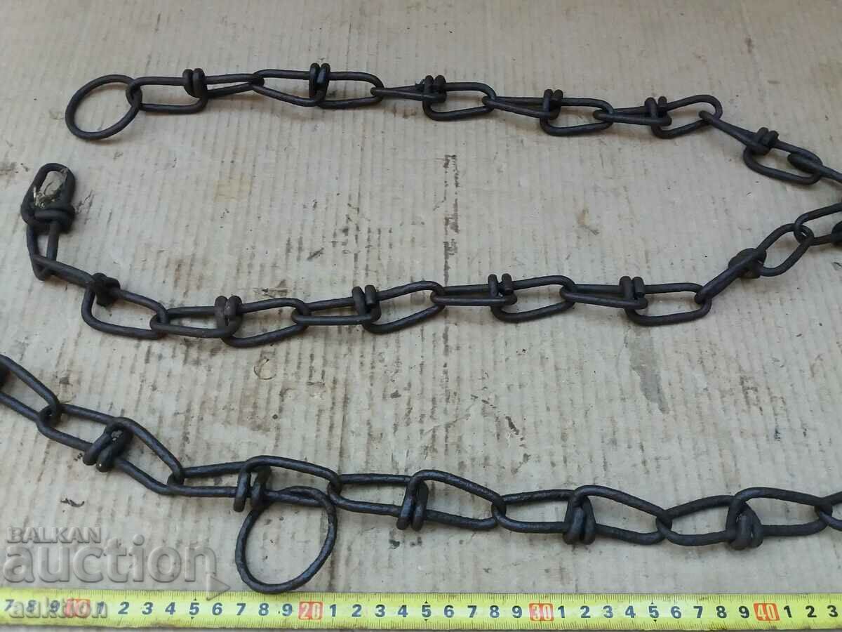 FORGED LEAD, BRIDLE, ANIMAL REVIVAL CHAIN, SHACK - 7 FORGED LEAD, BRIDLE, ANIMAL REVIVAL CHAIN, SHACK - 7