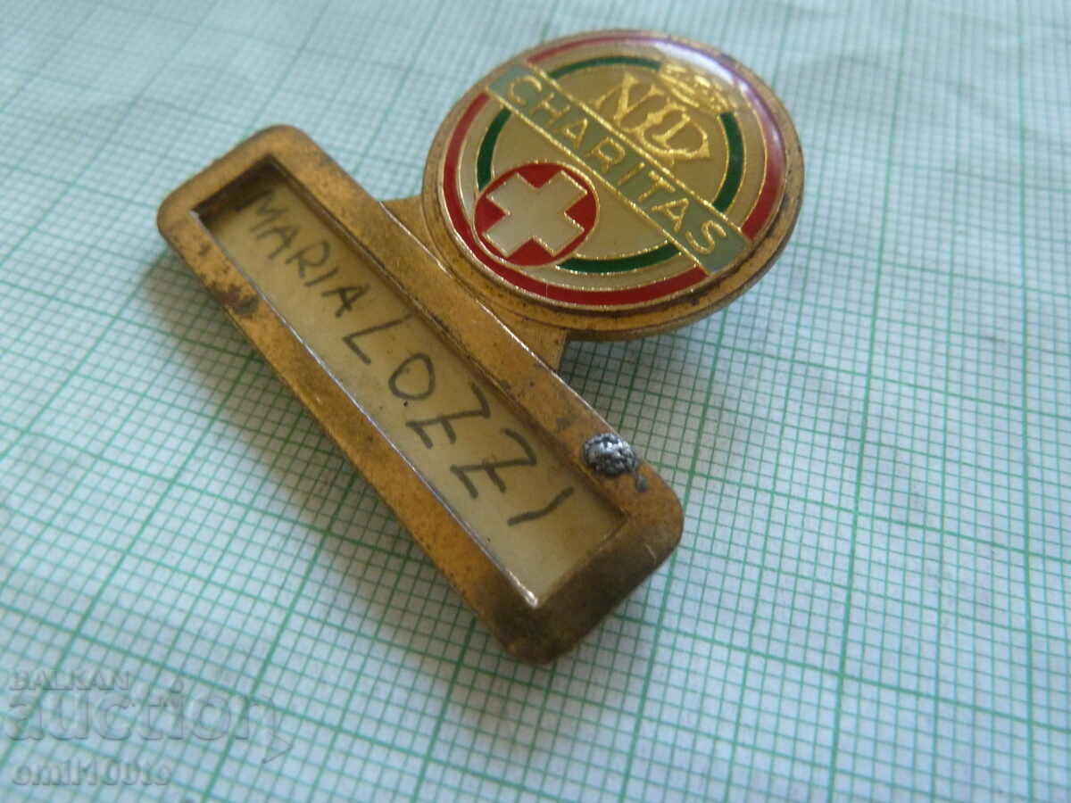 Delivery of Badge - NLD Charitas Red Cross Italy Delivery of Badge - NLD Charitas Red Cross Italy