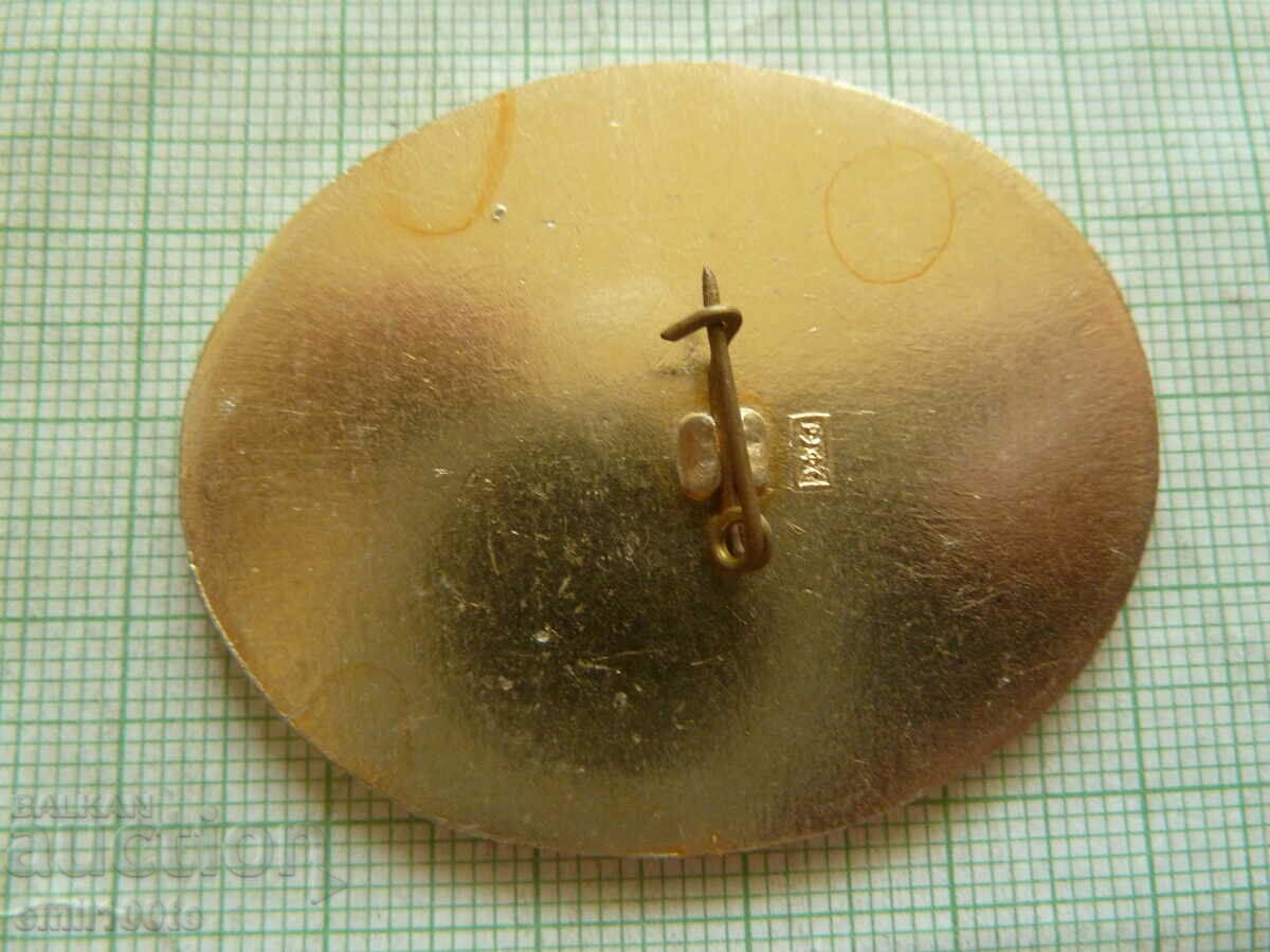 Delivery of Badge - coat of arms of the RSFSR