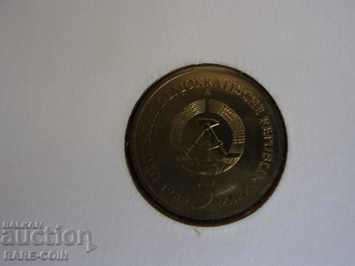 RS(38) GDR NUMISBRIEF 5 Timbre 1989 UNC Rare - 5
