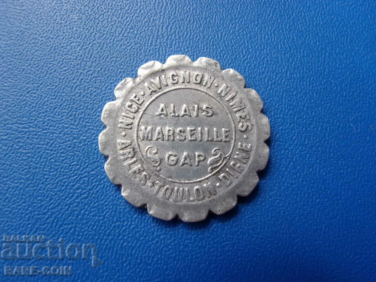 RS(38) Provencal Marsilia 10 Centime 1921 Rar cu preț € 12.78 | 25.00 BGN