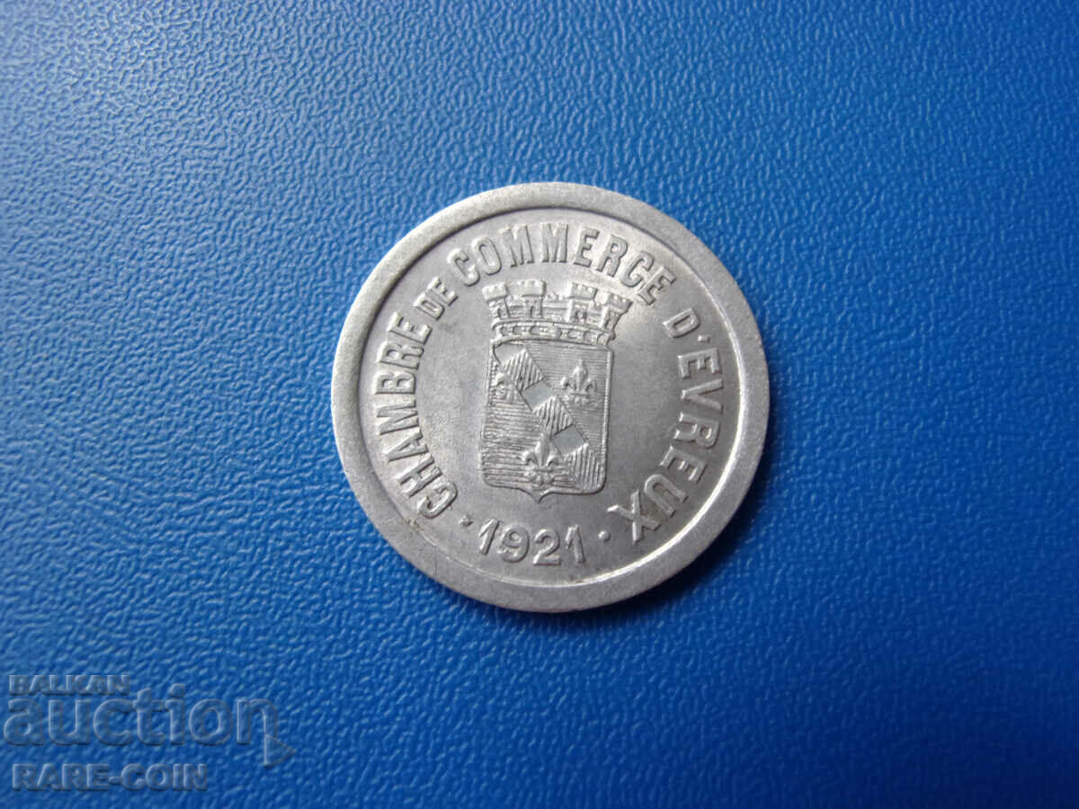 RS(38) Thevenyon 10 Centime 1921 Rar cu preț € 10.23 | 20.01 BGN