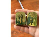 ICON DIPTYCH WOOD CARVING MINI