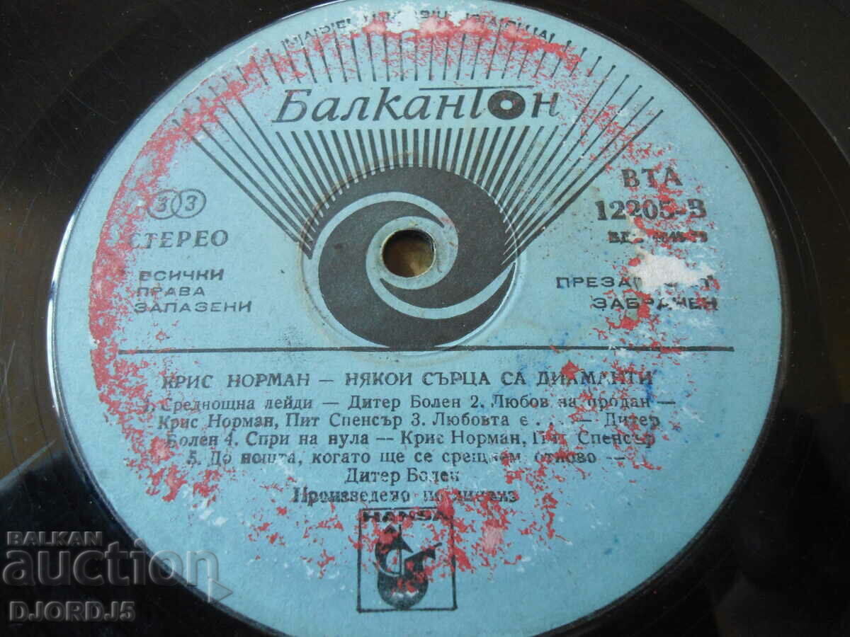 Chris Norman, Some Hearts Are Diamonds, LP, Nude with price 2.00 BGN | € 1.02 Chris Norman, Some Hearts Are Diamonds, LP, Nude with price 2.00 BGN | € 1.02