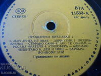 Italian hit parade 2, gramophone record, large