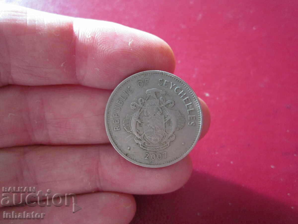 SEYCHELLES 1 rupee 2007