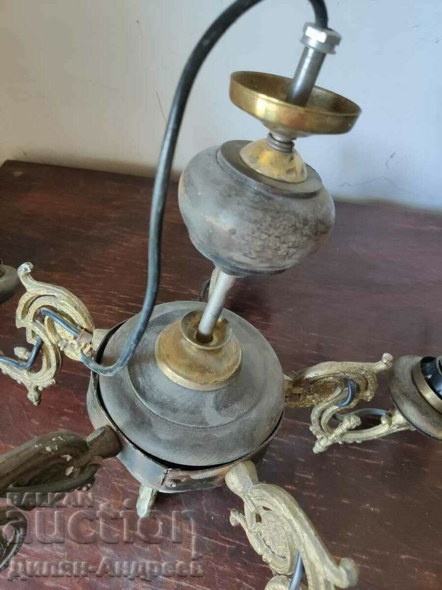 Auction  Antique chandelier from the 20th century