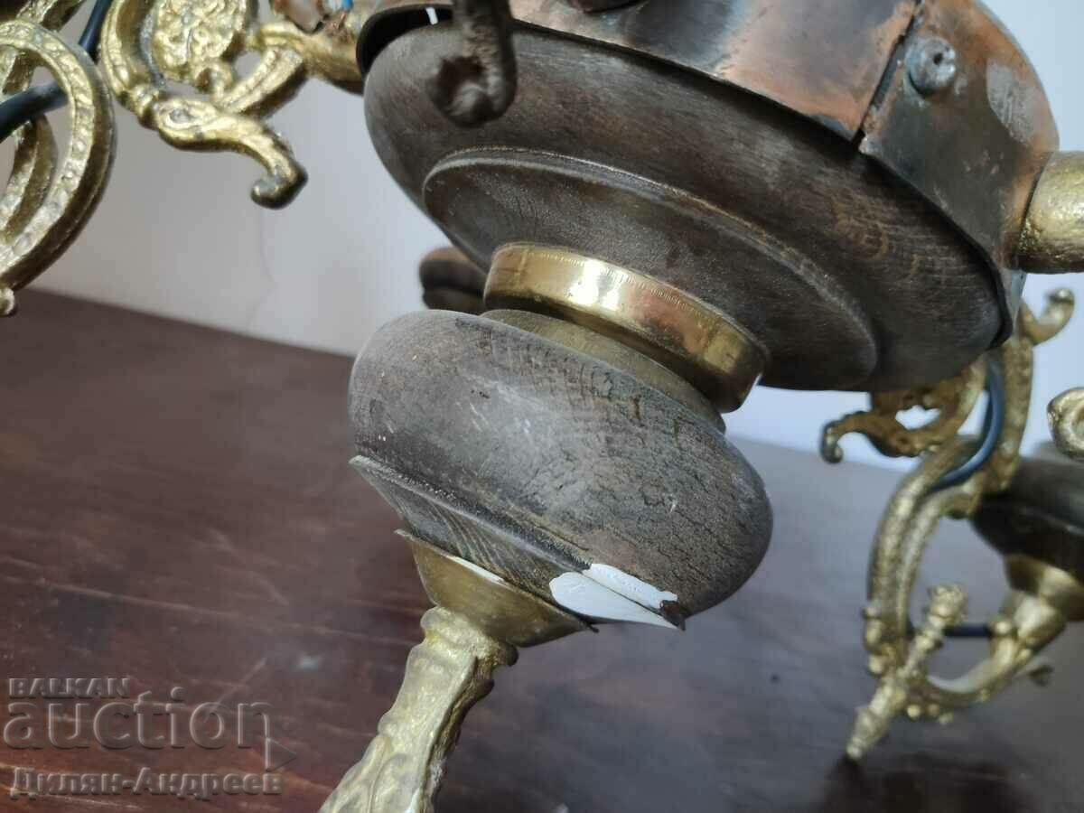 Delivery of Antique chandelier from the 20th century