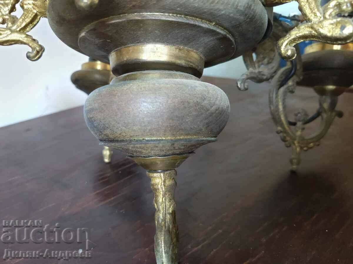 Antique chandelier from the 20th century - 6