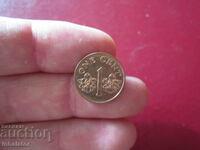1 цент Сингапур 1995 год