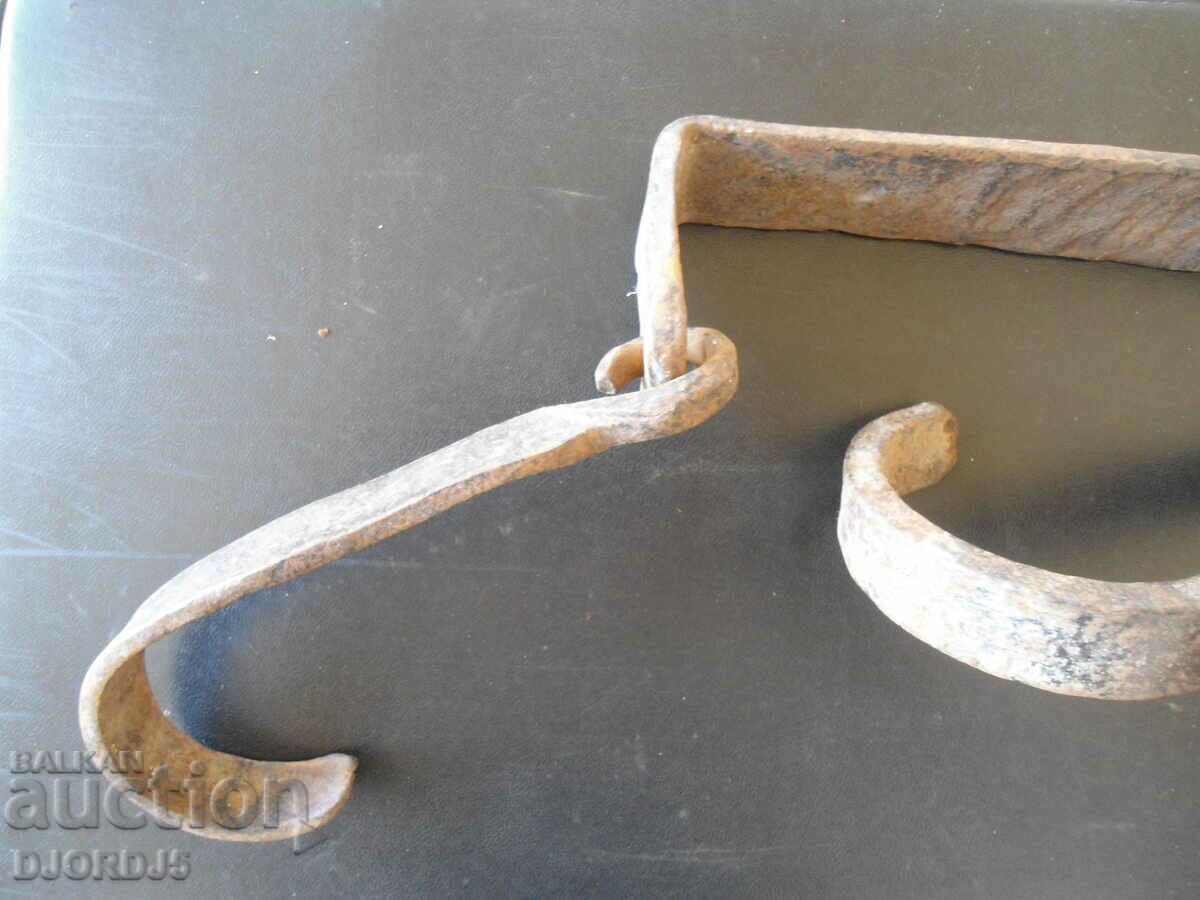 Auction Old wrought iron, cart Auction Old wrought iron, cart