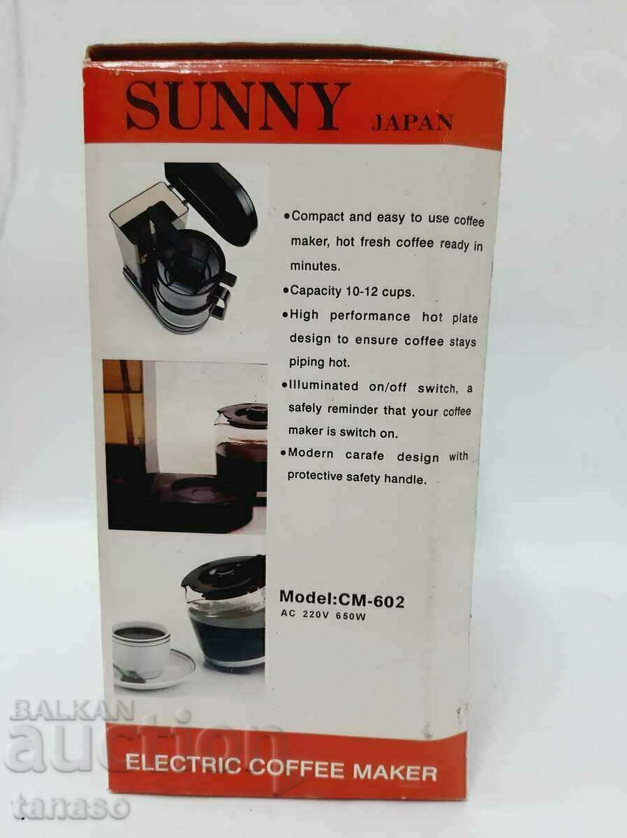 Black coffee and tea machine Sunny(6.5) with price 65.00 BGN | € 33.23