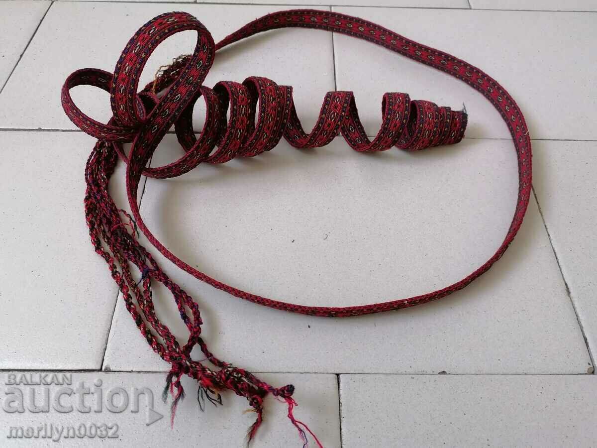 Livrarea Centura veche tesuta manual inceputul secolului XX, costum Livrarea Centura veche tesuta manual inceputul secolului XX, costum