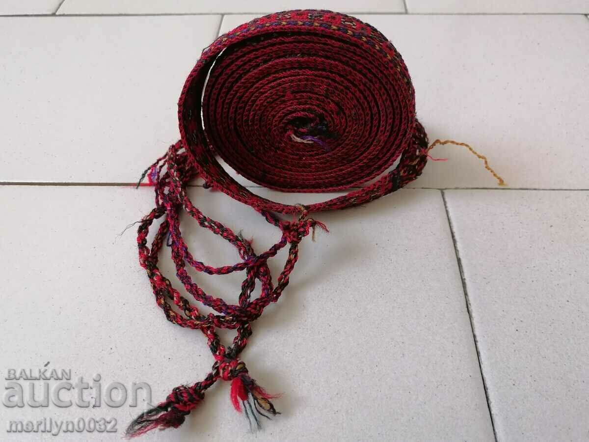 Centura veche tesuta manual inceputul secolului XX, costum - 7 Centura veche tesuta manual inceputul secolului XX, costum - 7