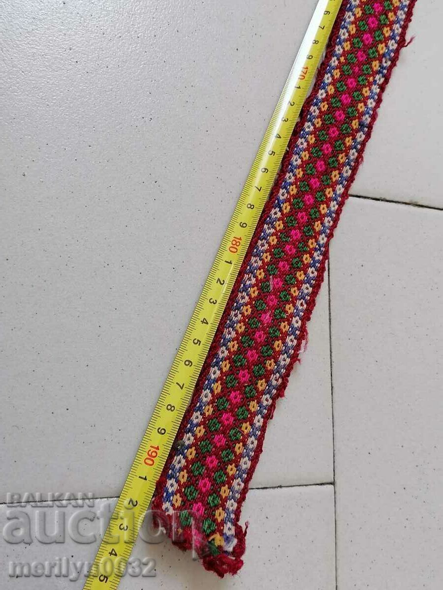 Delivery of Old hand-woven belt early 20th century, costume Delivery of Old hand-woven belt early 20th century, costume