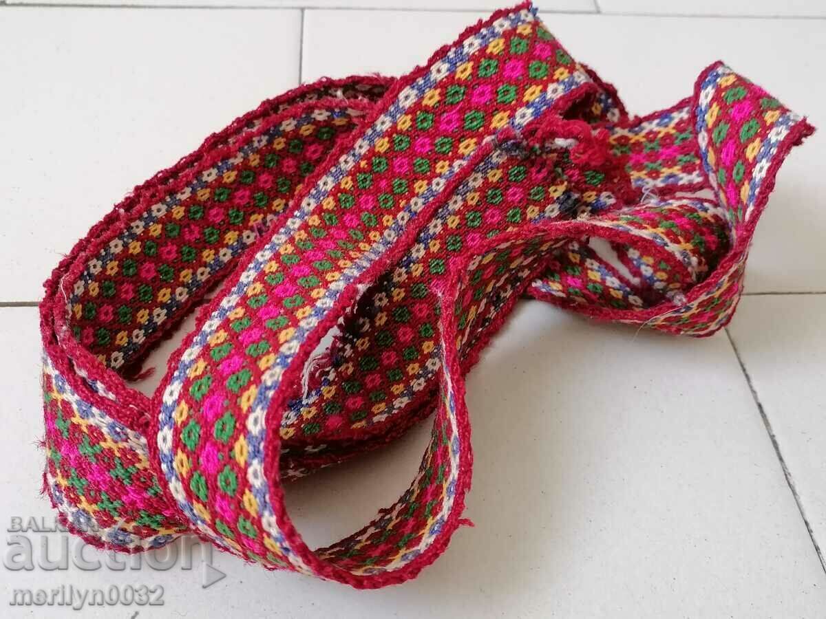 Old hand-woven belt early 20th century, costume - 5 Old hand-woven belt early 20th century, costume - 5