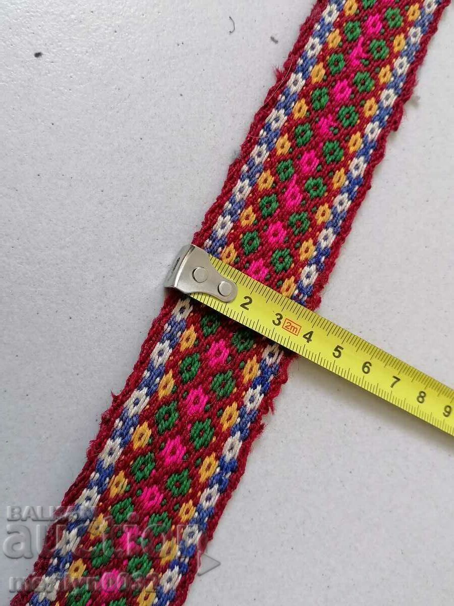 Old hand-woven belt early 20th century, costume - 6 Old hand-woven belt early 20th century, costume - 6